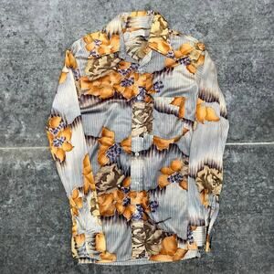 Vintage 70's David Harrison Button Up Shirt Size Small